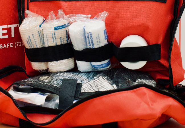 What Should be in a First Aid Box at Work?